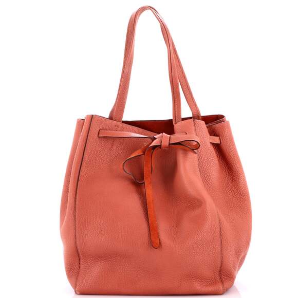 Celine Handbags - Celine Phantom Tie Cabas Tote Leather #233169C12B